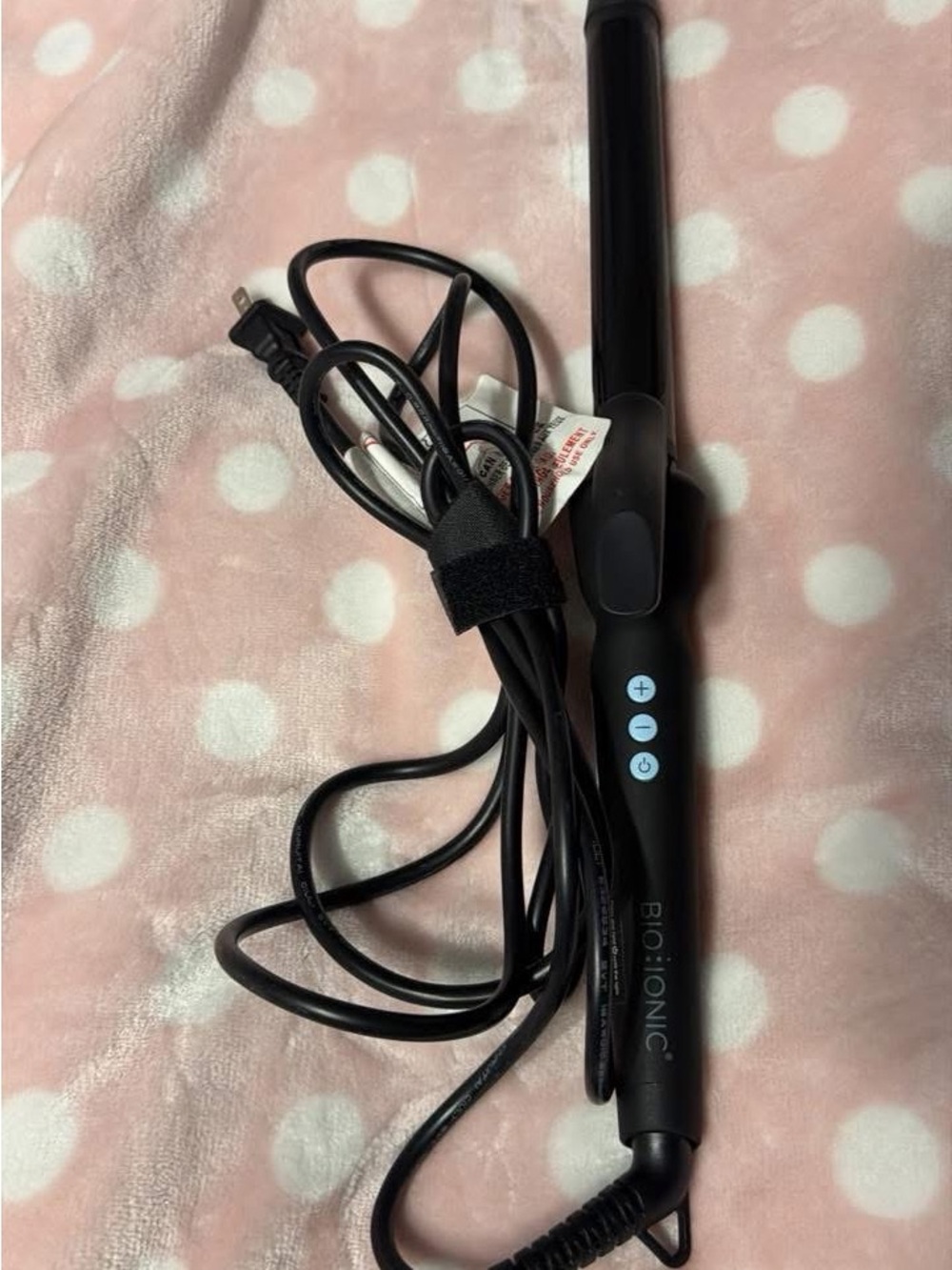 Bio Ionic Black Ceramic Curling Wand - Black